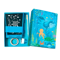 Lantern Scratch Art Set / Sea life box CANDIY