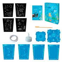 Lantern Scratch Art Set / Sea life box CANDIY