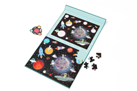 MAGNETIC PUZZLE MYSTERY SPACE 80 PC SCRATCH