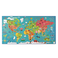 Puzzle World Map 150 PCS SCRATCH