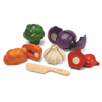 Set de 5 vegetales de colores plantoys