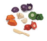 Set de 5 vegetales de colores plantoys